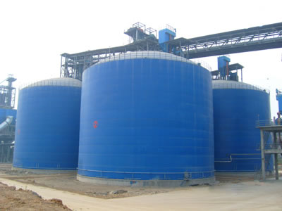 高台水泥钢板库改造