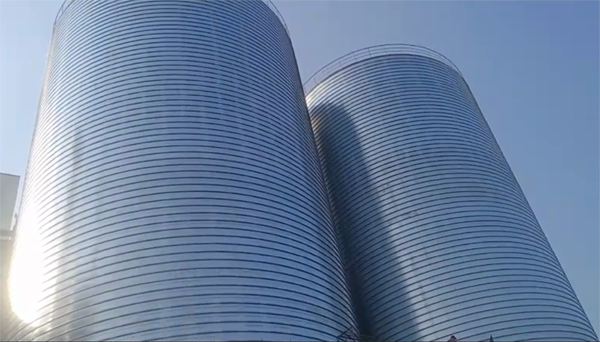 高台2座混凝土高架卷板仓